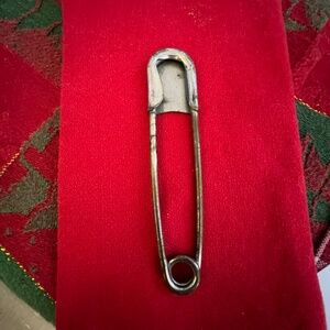 Vintage KI Key-Tag Brass Horse Blanket Safety Pin